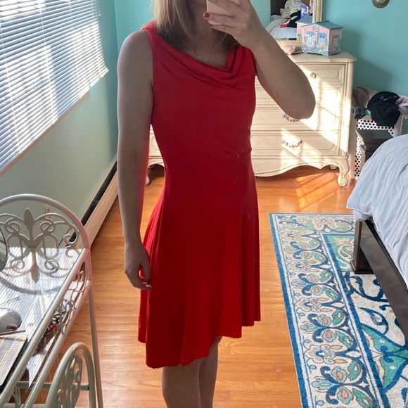 Ann Taylor Sleeveless Cowl Midi Dress - Size Small - Picture 3 of 5